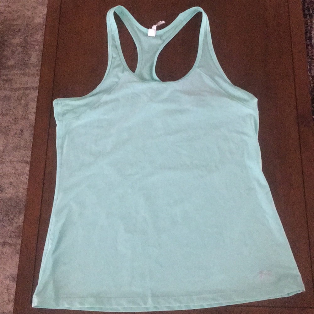 Teal under armor tank